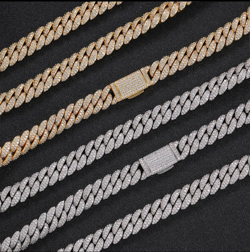 10mm Iced Out Miami Cuban LInk